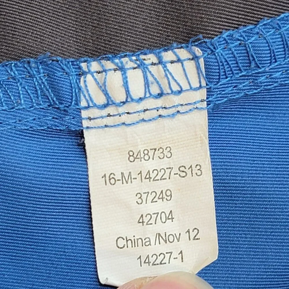 REI Mens Swim Trunks Hybrid Board Shorts‎ Outdoor Unlined Blue Gray Sz 36